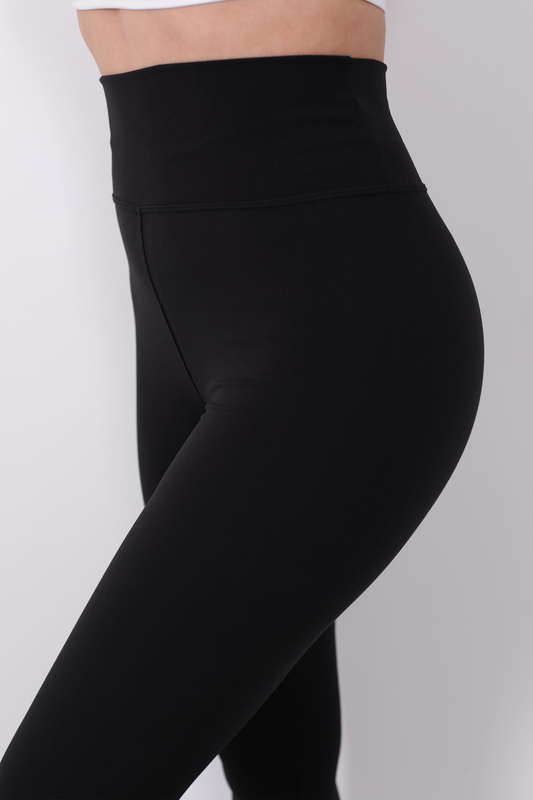 Berox Baskılı Ultra Yüksek Bel Belize Siyah Kadın Tayt - 5