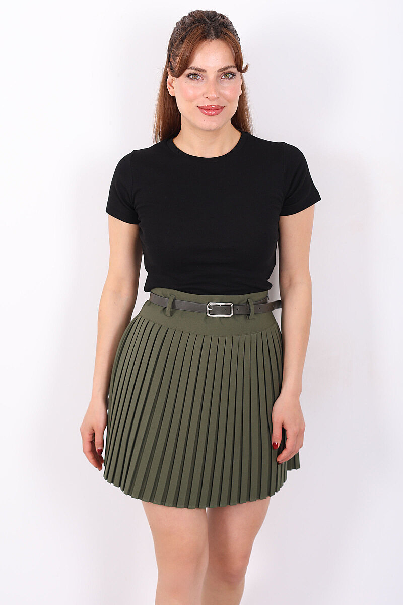 Bisiklet Yaka Kısa Kol Kadın Siyah Basic Body - 3