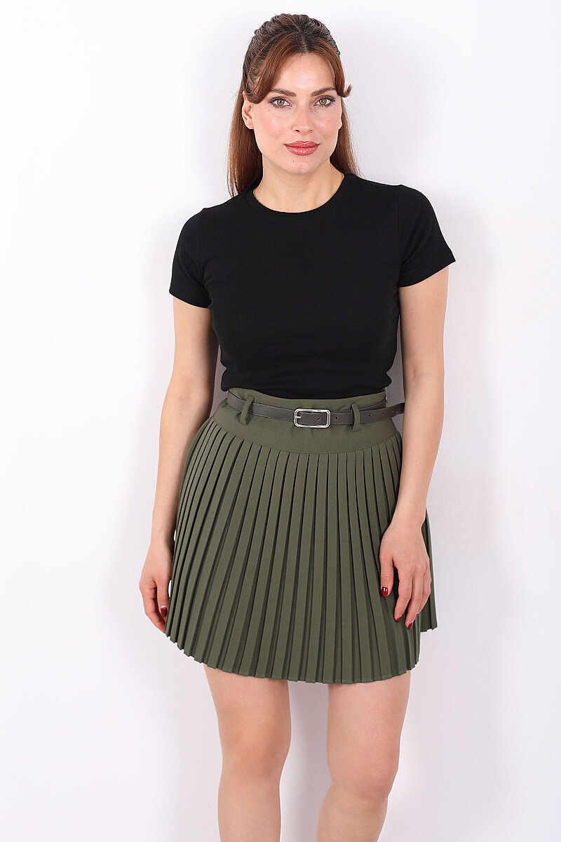 Bisiklet Yaka Kısa Kol Kadın Siyah Basic Body - 5