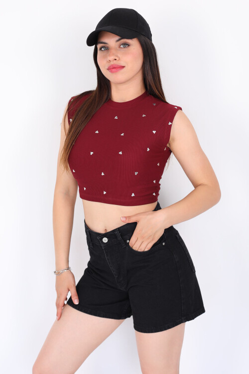 Cepli Mini Siyah Kot Kadın Şort 