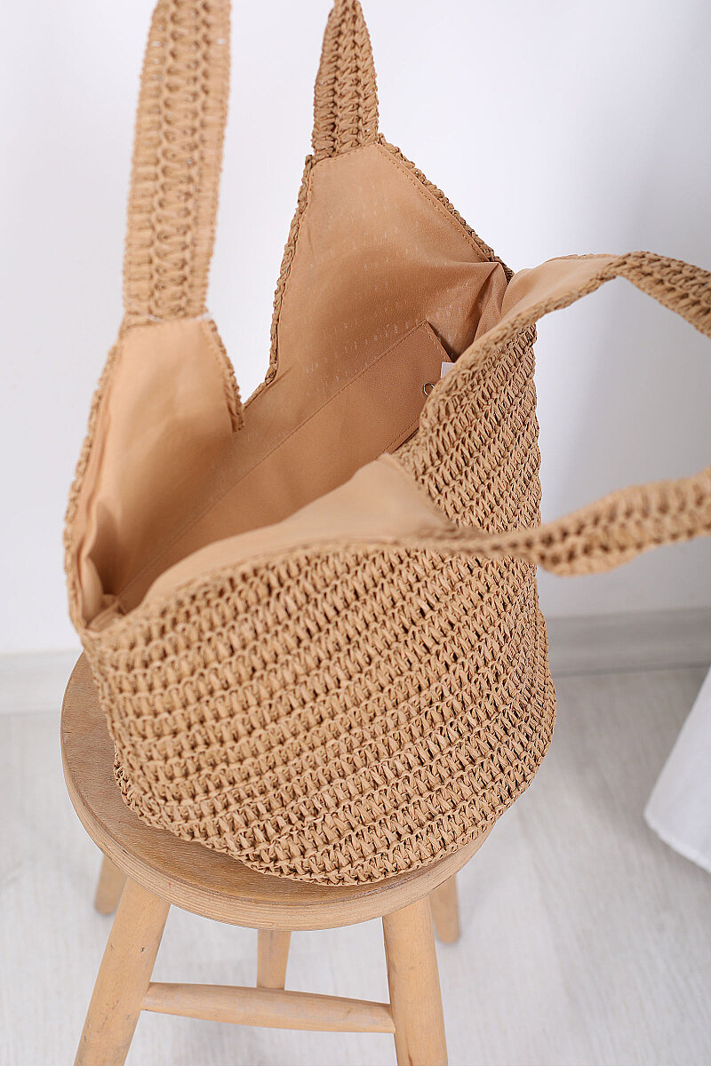 Kağıt Camel Tasarım Hasır Çanta - 2