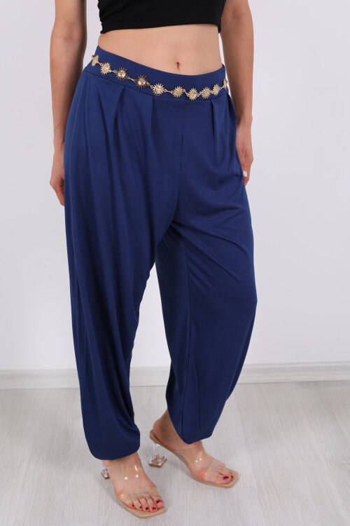 Modal Şalvar Kadın Lacivert Pantolon - Berox (1)