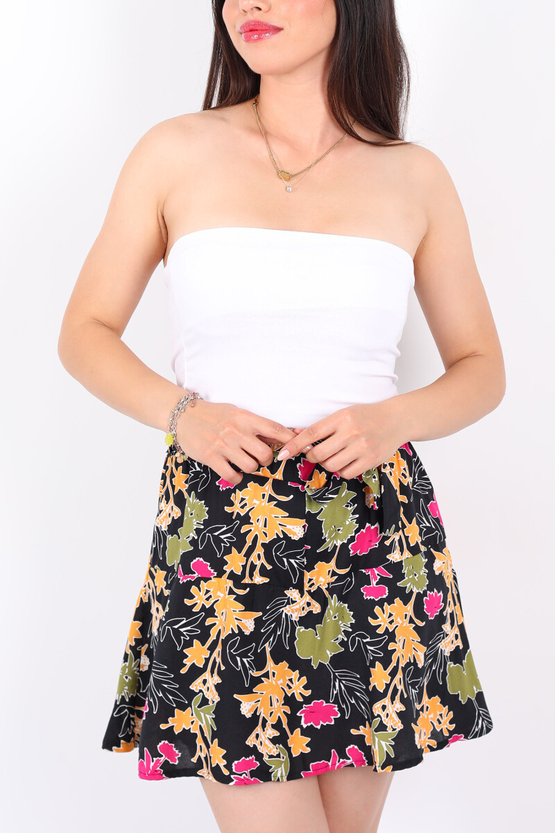 Straplez Beyaz Kadın Crop - 2