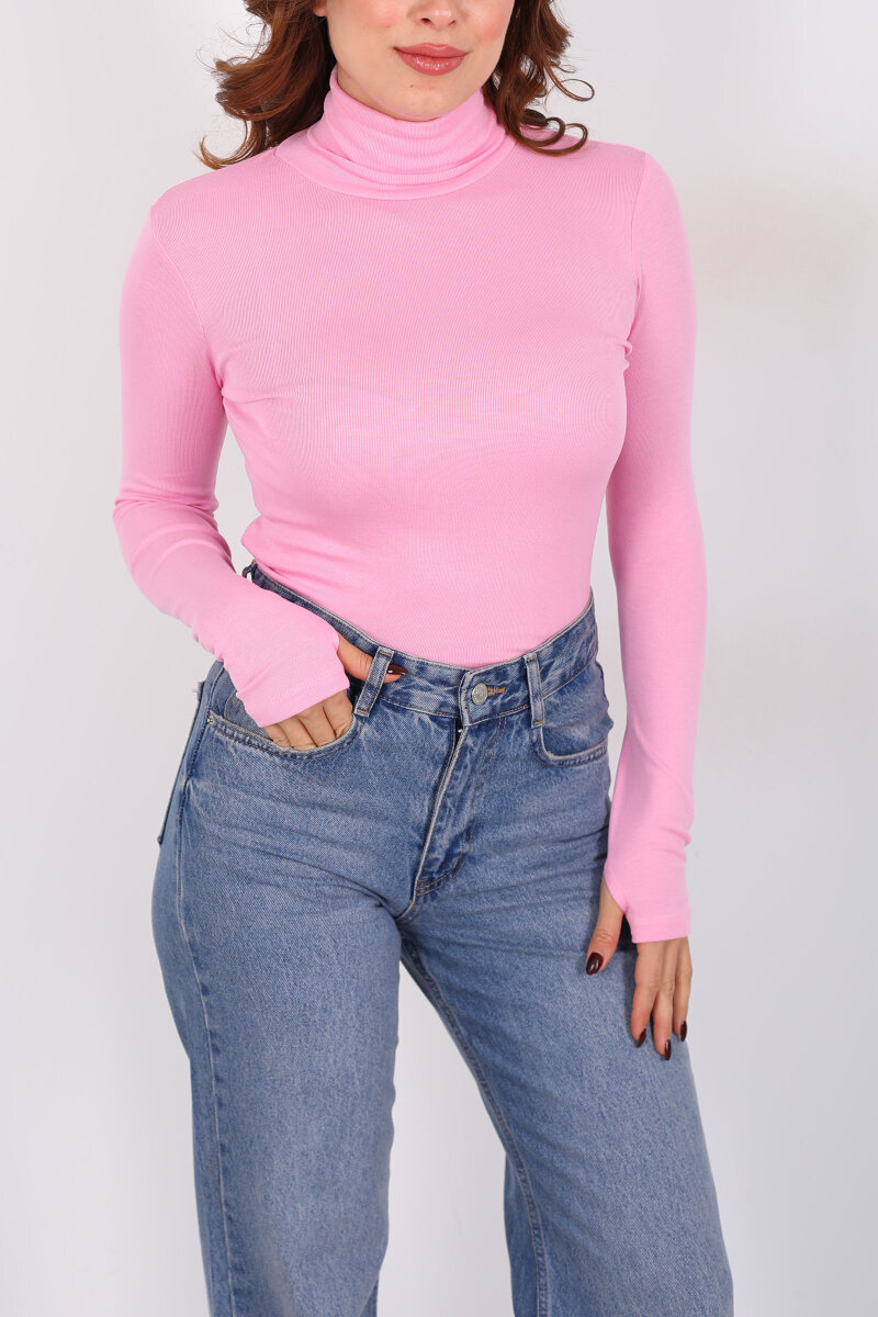 Tam Balıkçı Pembe Kadın Parmak Geçirmeli Buzzy Body - 2